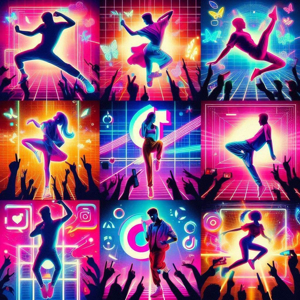 Collage for Which TikTok Dance Trend Are You?